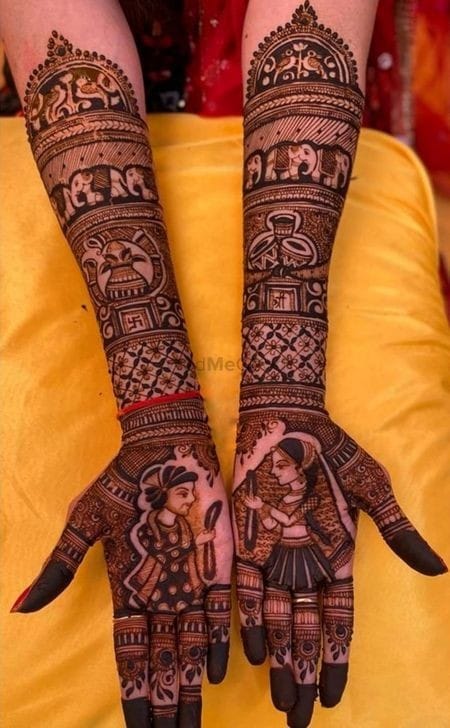 vinay mehandi artist bridal image